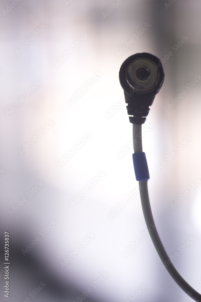 Obraz premium Physiotherapy electrode treatment