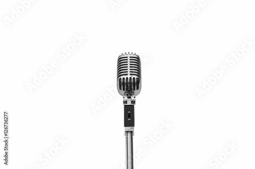 vintage microphone photo