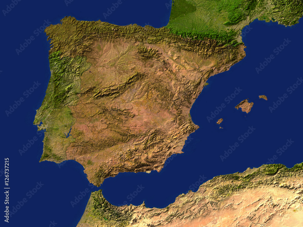 Cartina Fisica Spagna Sexiz Pix