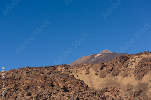 Distant view towards El Teide