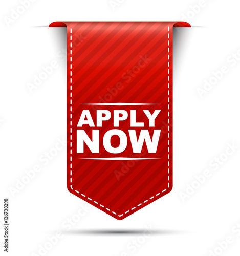 apply now, red vector apply now, banner apply now