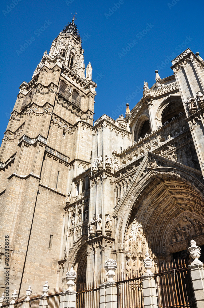 Catedral de Toledo, arquitectura gótica, Castilla-La Mancha, España