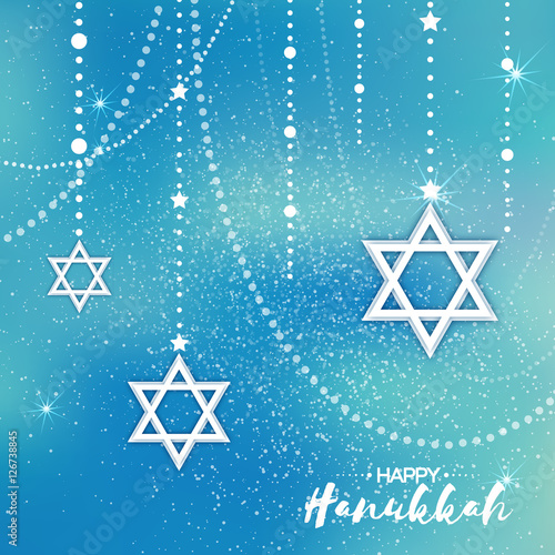 Origami Star of David. Happy Hanukkah.