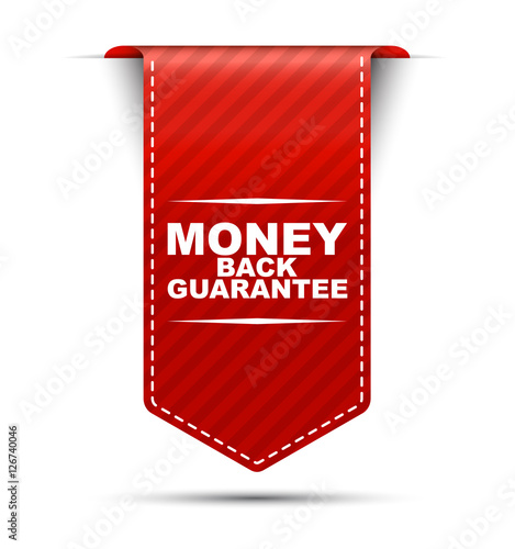 money back guarantee, red vector money back guarantee, banner money back guarantee