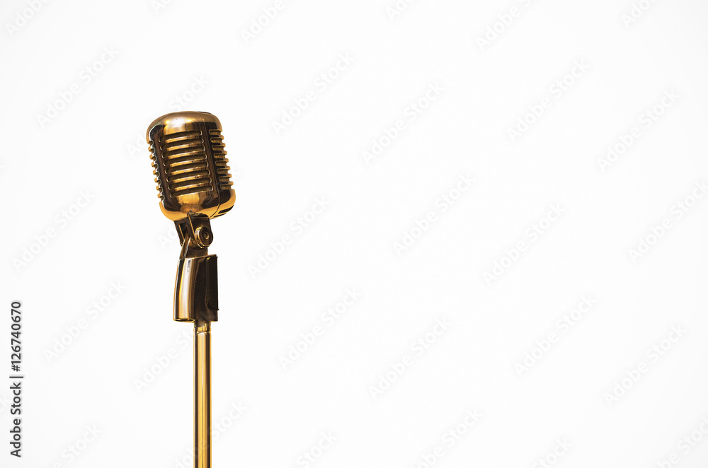 vintage microphone Stock Photo Adobe Stock