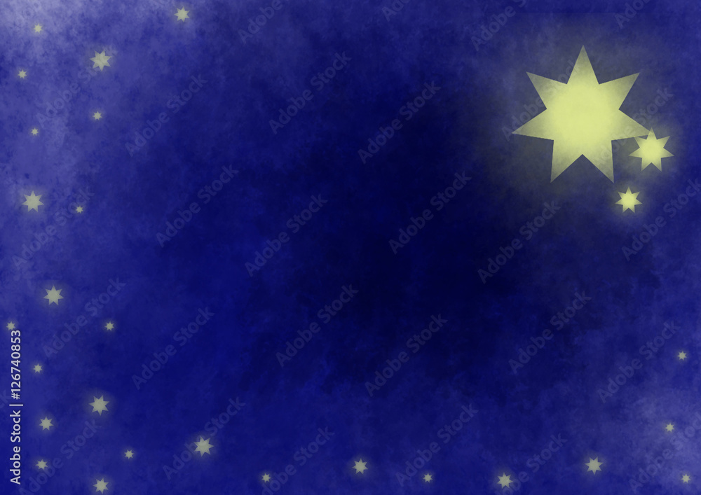 Obraz premium postal cielo estrellado