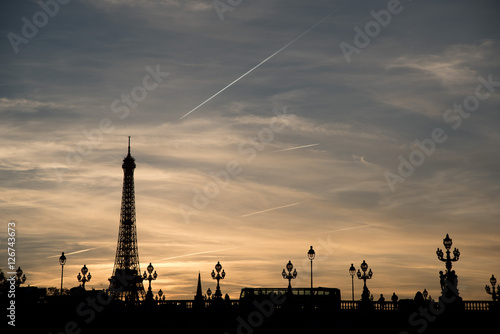Sunset in Paris 2