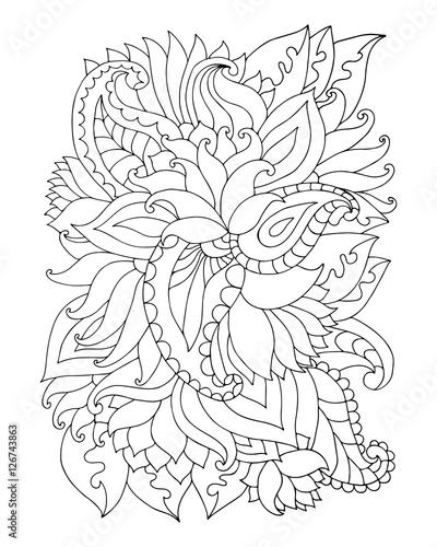 Pattern for coloring book