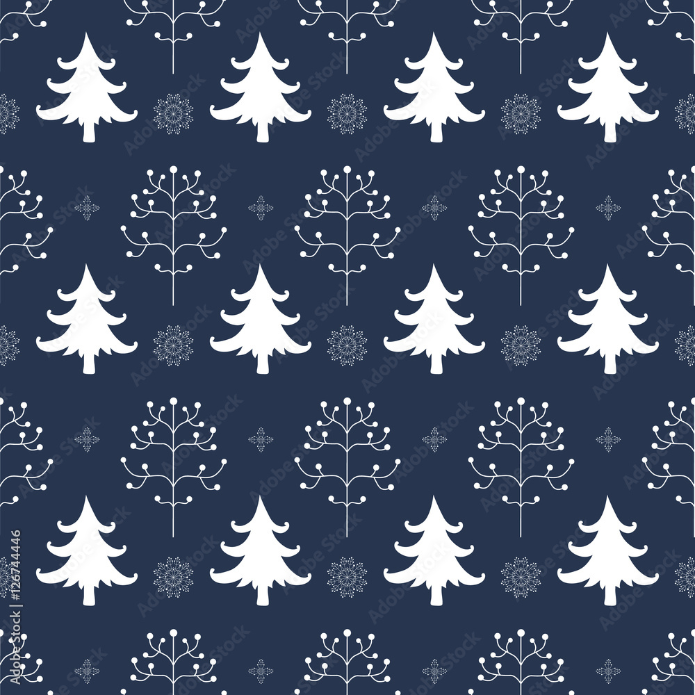 Winter forest background Winter forest background