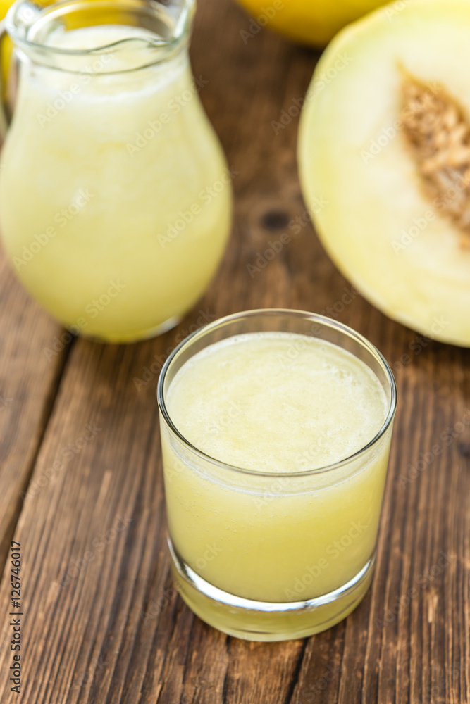 Fresh made Honeydew Melon smoothie Fresh made Honeydew Melon smoothie