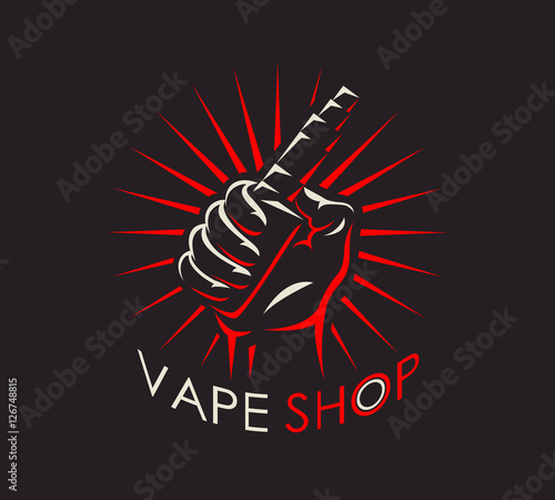 Vape shop logotype