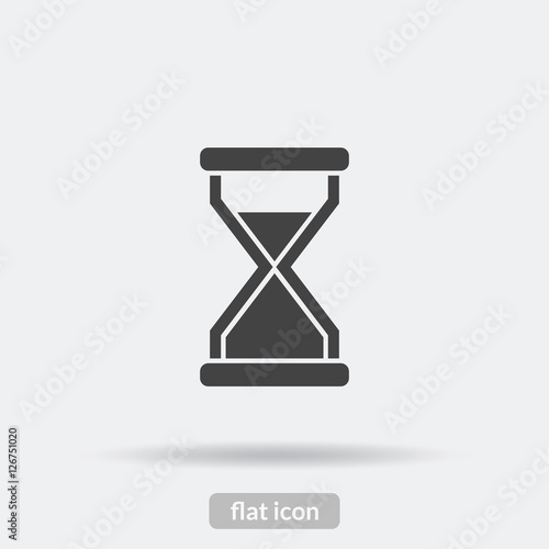 Time loading icon, Black vector is type EPS10