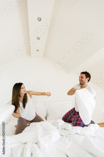 Couple in bed