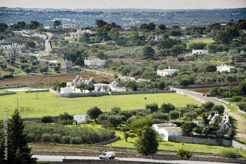 Panorama della Valle d'Itria vista da Locorotondo