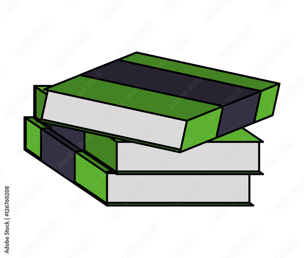 Books icon. Education literature read and library theme. Isolated design. Vector illustration Books icon. Education literature read and library theme. Isolated design. Vector illustration