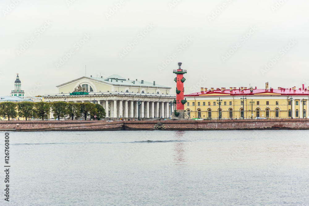 Naklejka premium Vasilyevsky Ostrov view