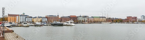 Helsinki city view in autumn