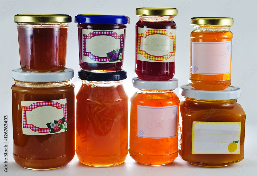 home made jam in jars home made jam in jars