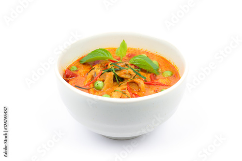 Obraz na płótnie Panaeng curry with pork w salonie