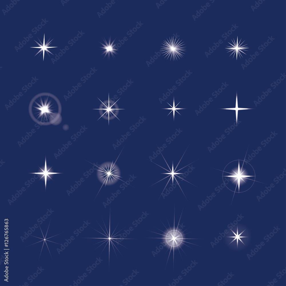 Obraz premium stelle vector