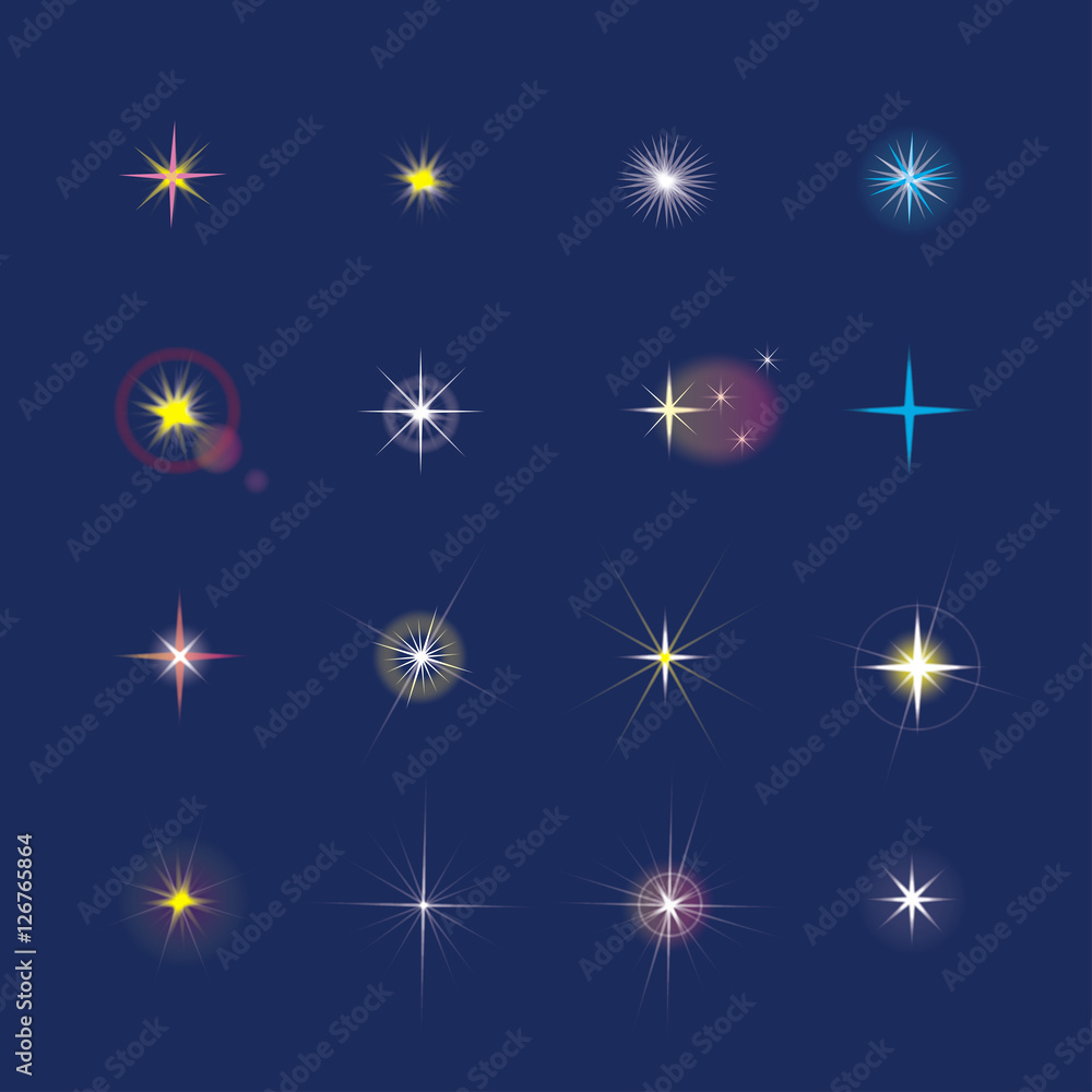 Fototapeta premium stelle vector