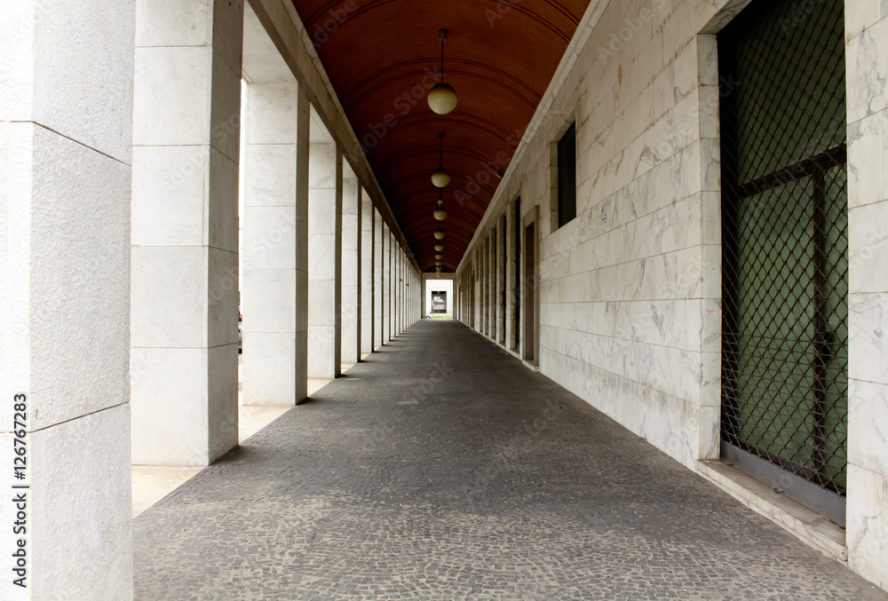 colonnade perspective view