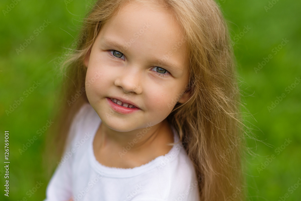 Portrait of a beautiful little girl Portrait of a beautiful little girl