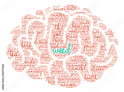 Weed Brain Word Cloud