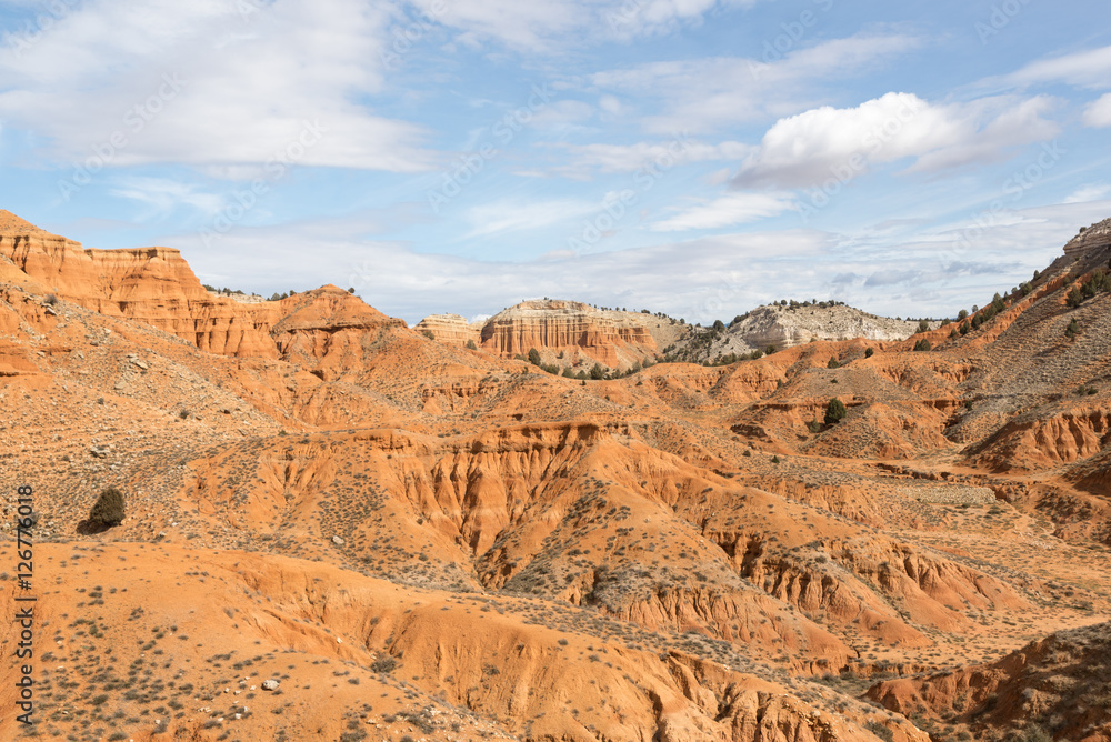 Fototapeta premium Paisaje de arcillas
