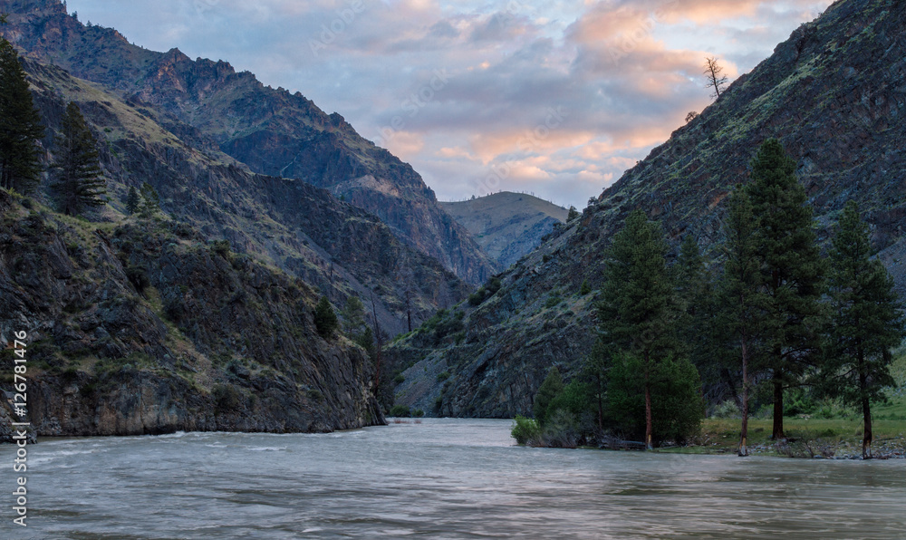 Middle Fork of the Salmon River Sunset