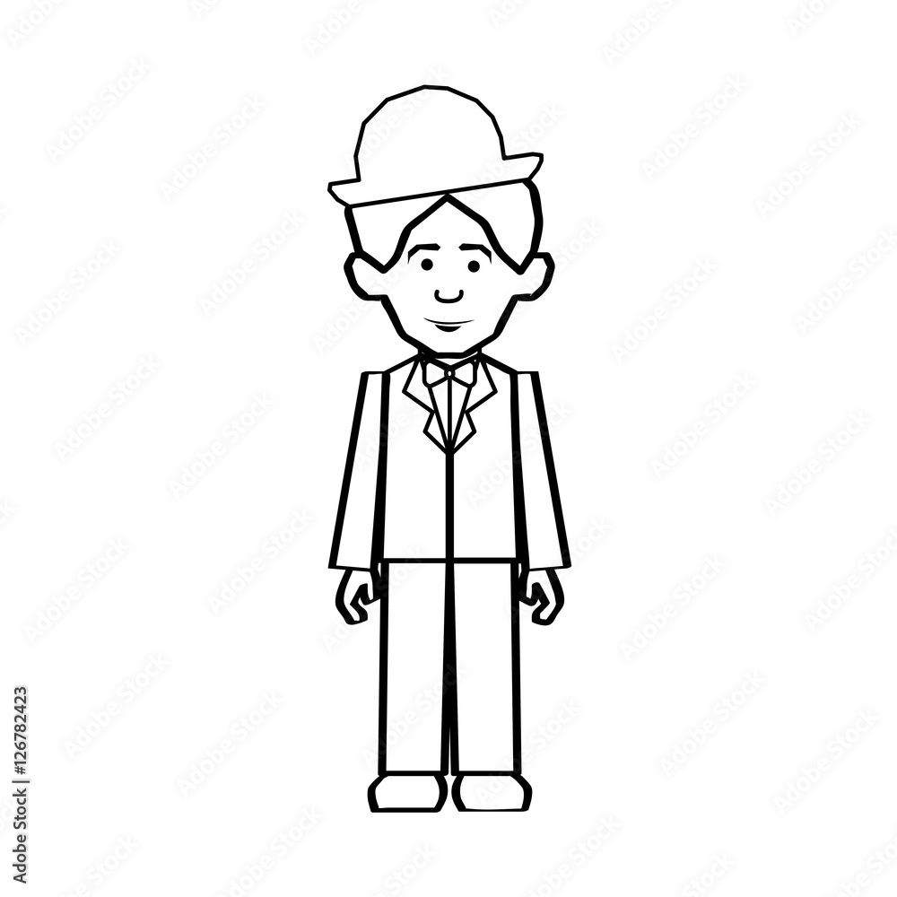 formal dress man icon image vector illustration design formal dress man icon image vector illustration design