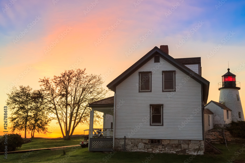 Burnt Island Lighthouse Sunrise