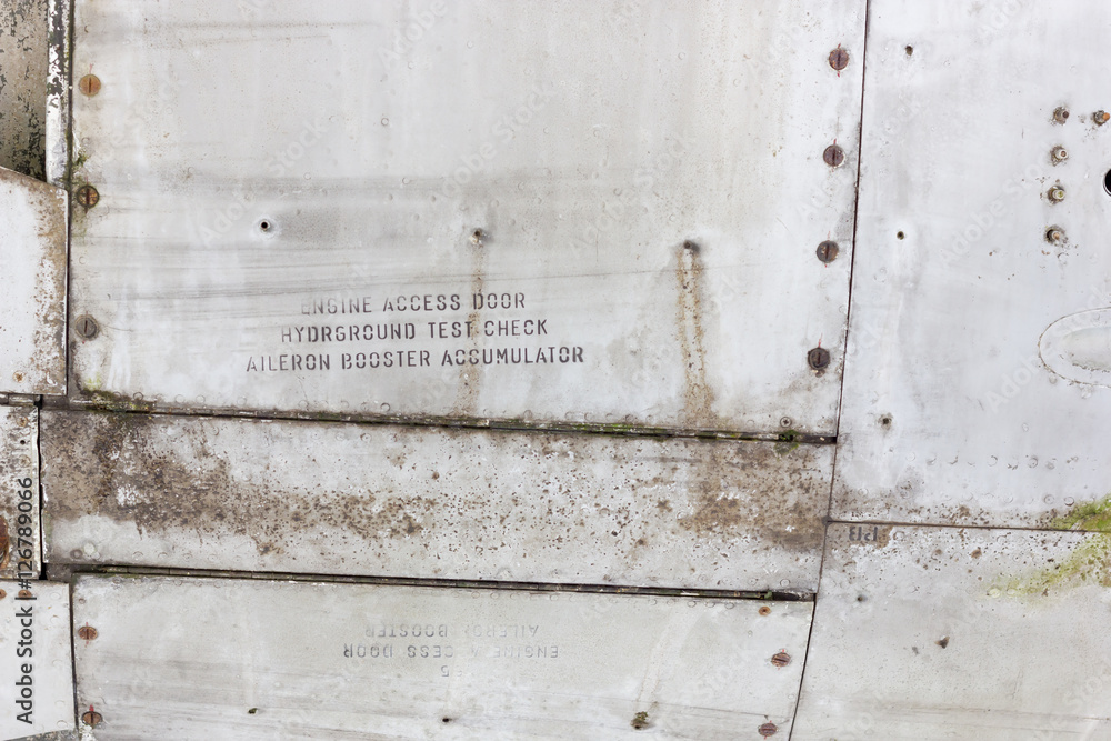 Naklejka premium Fuselage detail