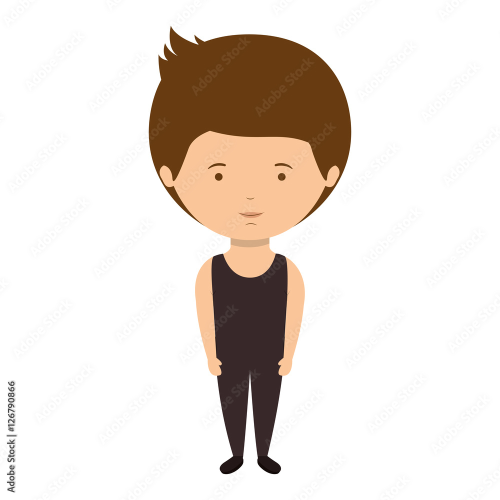 silhouette man dressed ballet costume vector illustration silhouette man dressed ballet costume vector illustration