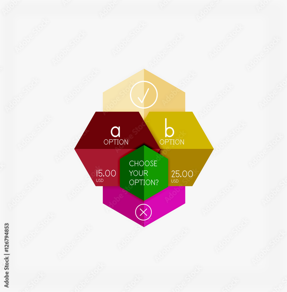 Paper infographic template Paper infographic template
