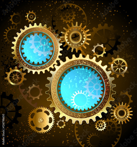 Two Mechanical Banners