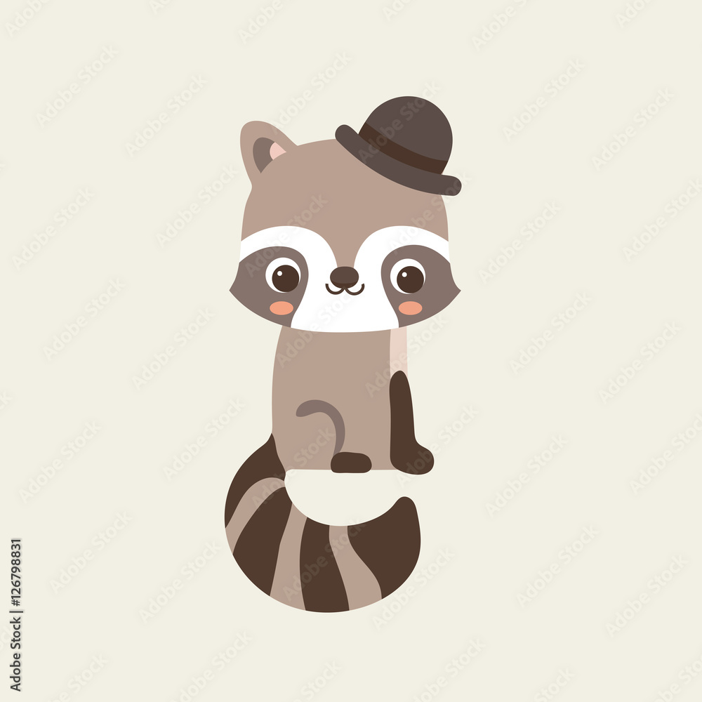 Cute Raccoon - Vector
Cute Raccoon - Vector