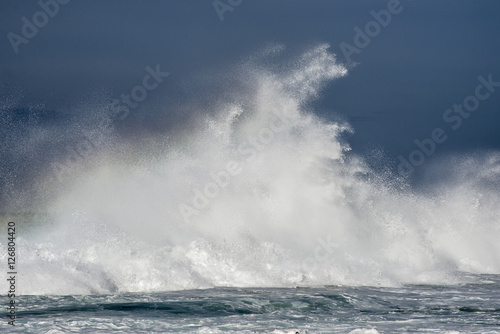 Crashing Wave in Ocean