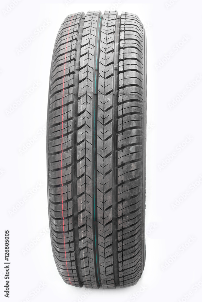 Car tires textured for background on white background. rubber Car tires textured for background on white background. rubber