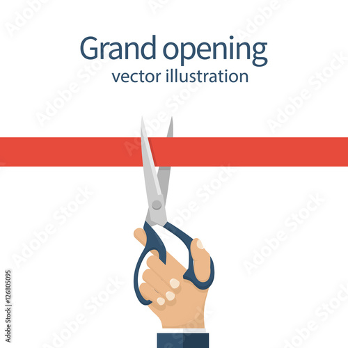 Grand opening concept.