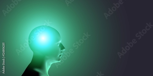 Healthcare and migraine concept - vector illustration