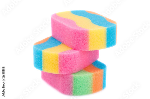 Colorful sponges