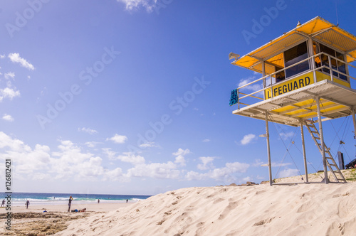 Lifeguard Tower on Beach