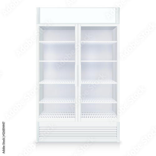 Realistic Empty Freezer