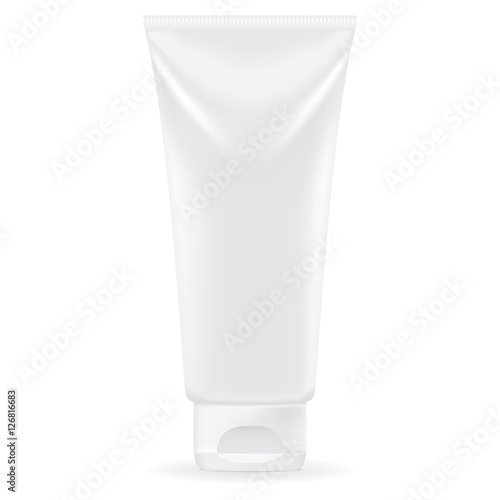 Toothpaste or cream white tube