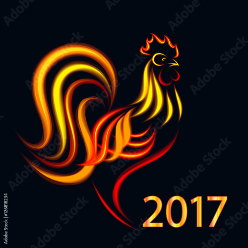 Fiery rooster 2017