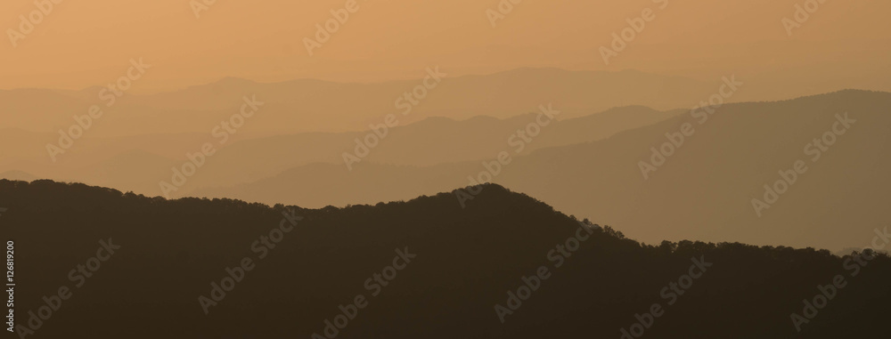 the Blue Ridge Mountains in western North Carolina the Blue Ridge Mountains in western North Carolina