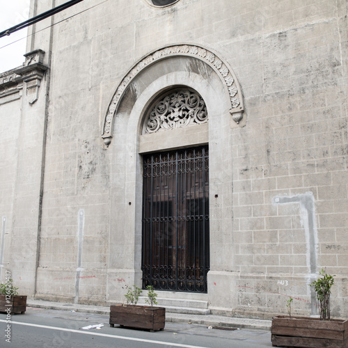 Door of manila metropolitan cathedral-basilica  intramuros philippines