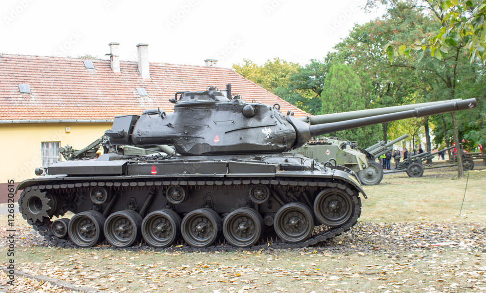 Poznan, Poland. October 1, 2016. Patton M-47 -american tank.