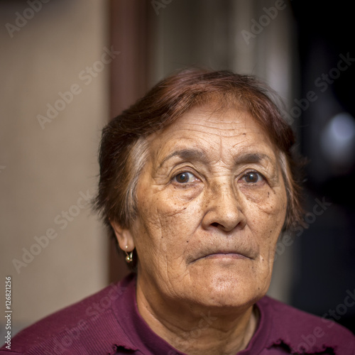 portrait of an elderly woman © shymar27